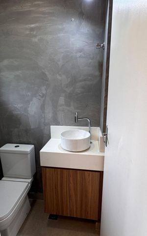Casa de condomínio para alugar com 75m², 2 quartos e 1 vagaLavabo