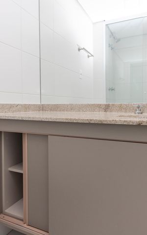 Studio para alugar com 32m², 1 quarto e sem vaga Studio para alugar com 32m², 1 quarto e sem vagaBanheiro