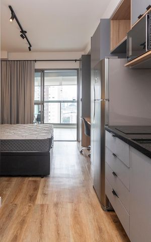 Studio para alugar com 32m², 1 quarto e sem vaga Studio para alugar com 32m², 1 quarto e sem vagaStudio