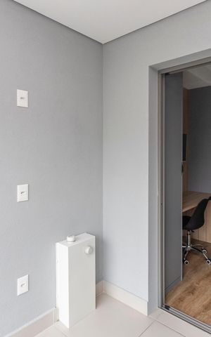 Studio para alugar com 32m², 1 quarto e sem vaga Studio para alugar com 32m², 1 quarto e sem vagaVaranda