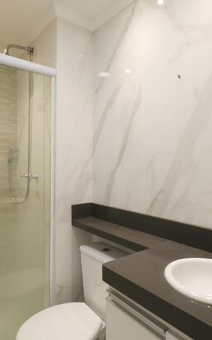 Apartamento para alugar com 46m², 2 quartos e 1 vaga Apartamento para alugar com 46m², 2 quartos e 1 vagaBanheiro