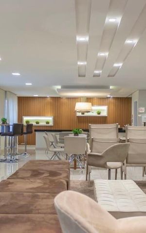 Apartamento à venda com 74m², 2 quartos e 2 vagasÁrea comum - Salão de festas