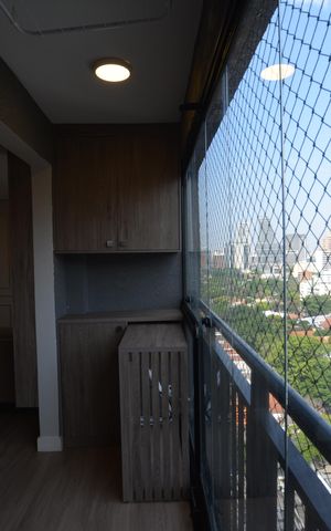 Apartamento para alugar com 44m², 1 quarto e 1 vagaVaranda