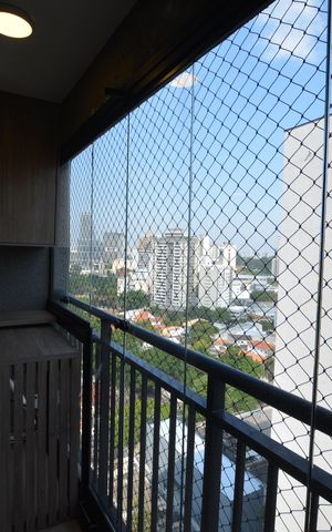 Apartamento para alugar com 44m², 1 quarto e 1 vagaVaranda