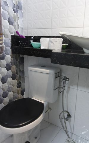Casa para alugar com 300m², 5 quartos e 2 vagasBanheiro da Suíte 1