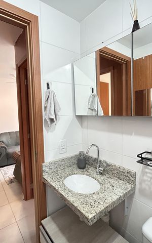 Apartamento para alugar com 45m², 2 quartos e 1 vagaBanheiro
