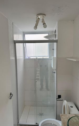 Apartamento para alugar com 48m², 2 quartos e 1 vaga Apartamento para alugar com 48m², 2 quartos e 1 vagaBanheiro
