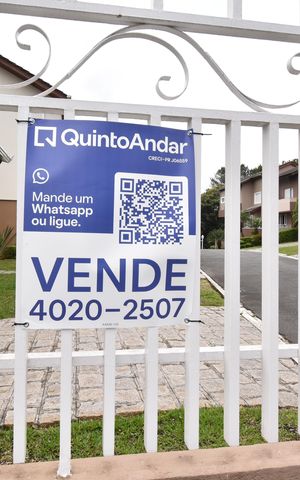 Casa de condomínio à venda com 320m², 3 quartos e 5 vagasPlaca