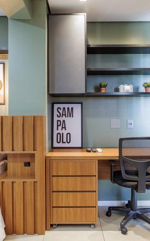 Apartamento para alugar com 25m², 1 quarto e 1 vaga Apartamento para alugar com 25m², 1 quarto e 1 vagaSala/Quarto
