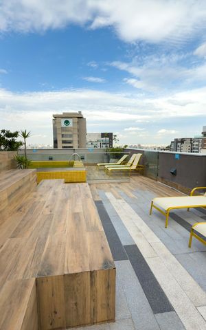 Apartamento para alugar com 25m², 1 quarto e 1 vaga Apartamento para alugar com 25m², 1 quarto e 1 vagaÁrea externa