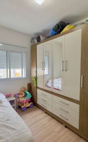 Apartamento à venda com 58m², 2 quartos e 1 vagaQuarto 1
