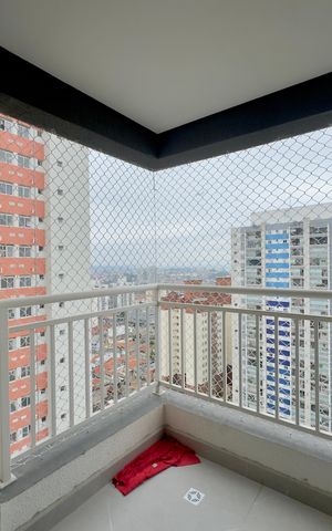 Apartamento à venda com 58m², 2 quartos e 1 vagaVaranda