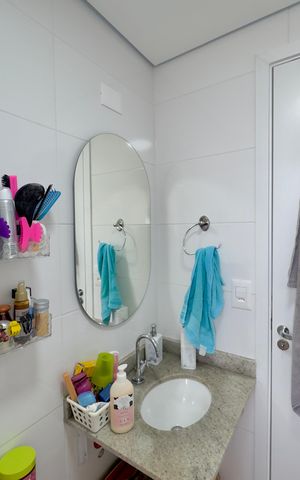 Apartamento à venda com 58m², 2 quartos e 1 vagaBanheiro