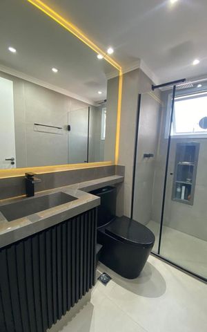 Apartamento à venda com 110m², 3 quartos e 2 vagas Apartamento à venda com 110m², 3 quartos e 2 vagasBanheiro