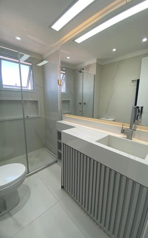 Apartamento à venda com 110m², 3 quartos e 2 vagas Apartamento à venda com 110m², 3 quartos e 2 vagasBanheiro