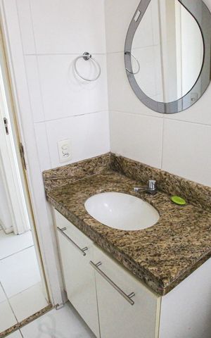 Apartamento para alugar com 131m², 3 quartos e 2 vagasBanheiro Social
