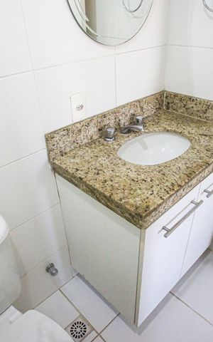 Apartamento para alugar com 131m², 3 quartos e 2 vagasBanheiro da Suíte 2
