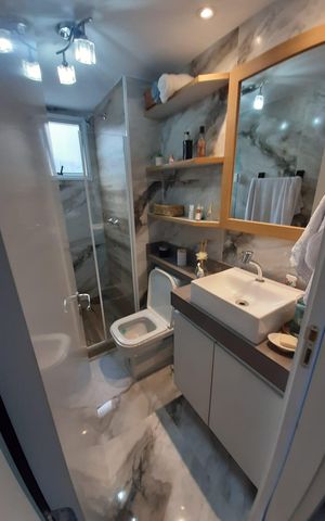 Apartamento à venda com 48m², 2 quartos e 1 vaga Apartamento à venda com 48m², 2 quartos e 1 vagaBanheiro
