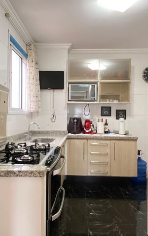 Apartamento à venda com 118m², 3 quartos e 3 vagas Apartamento à venda com 118m², 3 quartos e 3 vagasCozinha - Área de Serviço