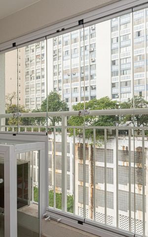 Studio para alugar com 27m², 1 quarto e sem vaga Studio para alugar com 27m², 1 quarto e sem vagaVaranda do Quarto