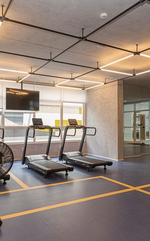 Studio para alugar com 27m², 1 quarto e sem vaga Studio para alugar com 27m², 1 quarto e sem vagaÁrea comum - Academia