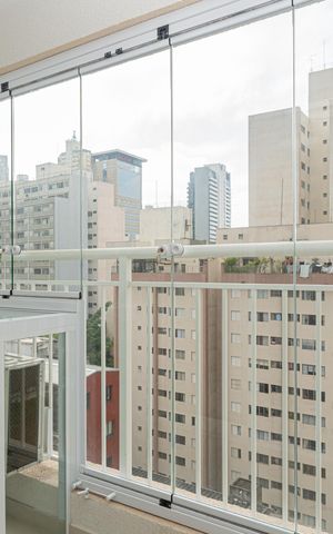 Studio para alugar com 25m², 1 quarto e sem vaga Studio para alugar com 25m², 1 quarto e sem vagaVaranda do Quarto