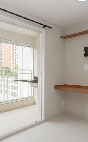 Studio para alugar com 25m², 1 quarto e sem vaga Studio para alugar com 25m², 1 quarto e sem vagaQuarto