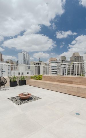 Studio para alugar com 25m², 1 quarto e sem vaga Studio para alugar com 25m², 1 quarto e sem vagaÁrea comum - Terraço