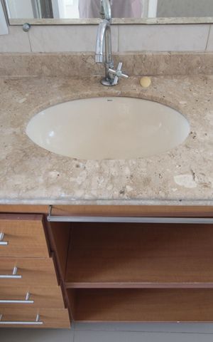 Apartamento para alugar com 140m², 3 quartos e 1 vagaBanheiro da Semi-Suite