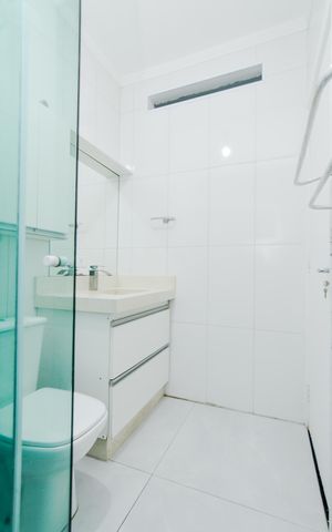 Casa para alugar com 130m², 2 quartos e 2 vagasBanheiro da Suíte