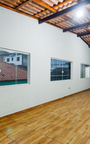 Casa para alugar com 130m², 2 quartos e 2 vagasÁrea gourmet