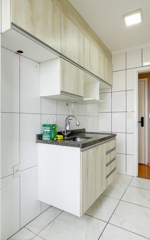 Apartamento para alugar com 52m², 2 quartos e 1 vaga Apartamento para alugar com 52m², 2 quartos e 1 vagaCozinha e Área de Serviço