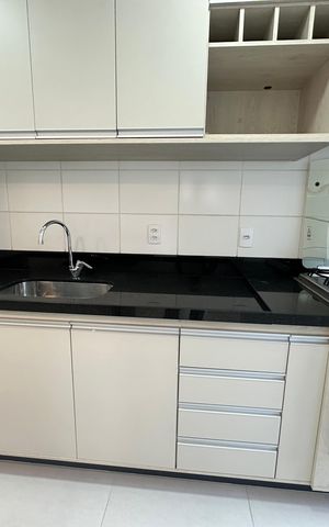 Apartamento para alugar com 55m², 2 quartos e 2 vagas Apartamento para alugar com 55m², 2 quartos e 2 vagasCozinha