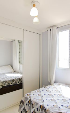 Apartamento para alugar com 42m², 2 quartos e 1 vagaQuarto 1