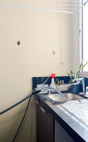 Apartamento para alugar com 42m², 2 quartos e 1 vagaCozinha e Área de Serviço