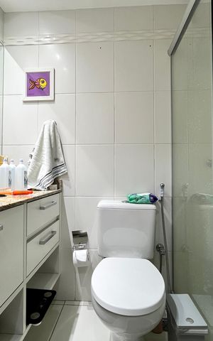 Apartamento à venda com 70m², 2 quartos e 1 vaga Apartamento à venda com 70m², 2 quartos e 1 vagaBanheiro da Suíte