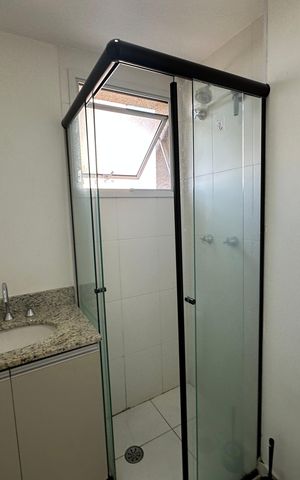 Apartamento à venda com 60m², 2 quartos e 1 vaga Apartamento à venda com 60m², 2 quartos e 1 vagaBanheiro da Suíte