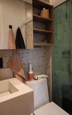 Apartamento à venda com 69m², 2 quartos e 2 vagasBanheiro da Suíte 2
