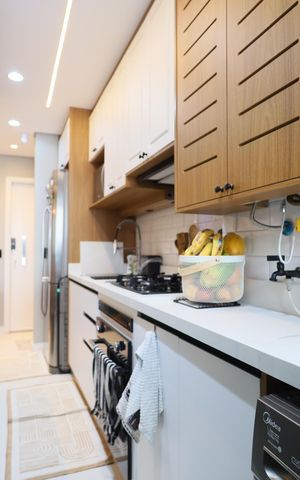 Apartamento à venda com 69m², 2 quartos e 2 vagasCozinha e Área de Serviço
