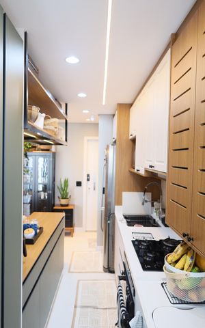Apartamento à venda com 69m², 2 quartos e 2 vagasCozinha e Área de Serviço
