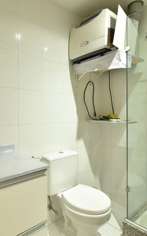 Apartamento para alugar com 52m², 1 quarto e sem vagaBanheiro do Studio