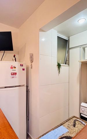 Apartamento para alugar com 37m², 1 quarto e sem vaga