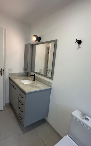 Apartamento para alugar com 52m², 1 quarto e 1 vaga Apartamento para alugar com 52m², 1 quarto e 1 vagaBanheiro
