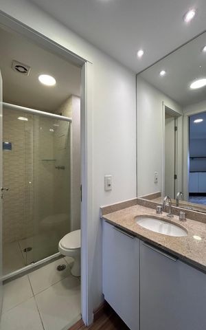 Apartamento à venda com 50m², 1 quarto e 1 vaga Apartamento à venda com 50m², 1 quarto e 1 vagaBanheiro