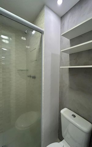 Apartamento à venda com 50m², 1 quarto e 1 vaga Apartamento à venda com 50m², 1 quarto e 1 vagaBanheiro