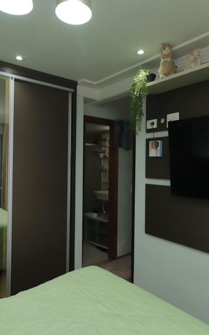 Apartamento à venda com 67m², 2 quartos e 1 vagaQuarto Suíte