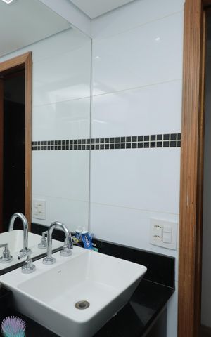 Apartamento à venda com 67m², 2 quartos e 1 vagaBanheiro Social
