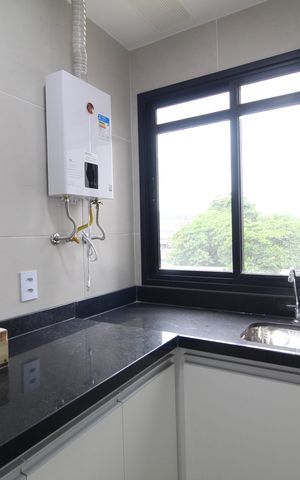 Apartamento à venda com 59m², 2 quartos e 1 vagaCozinha e Área de Serviço