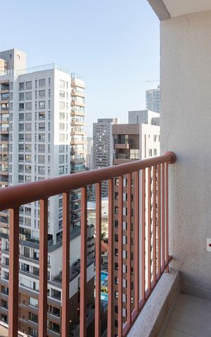 Studio para alugar com 26m², 1 quarto e sem vagaVaranda