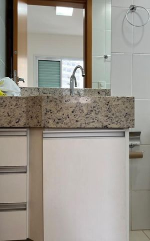 Apartamento para alugar com 70m², 2 quartos e 2 vagas Apartamento para alugar com 70m², 2 quartos e 2 vagasBanheiro